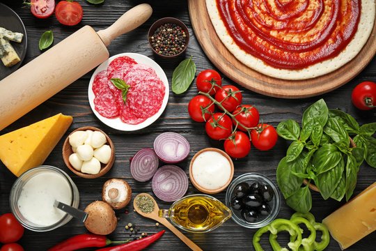 pizza ingredients receipe